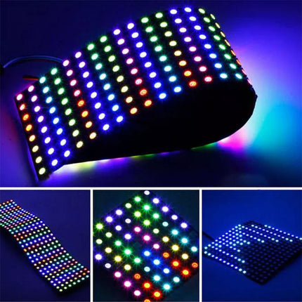 DC5V WS2812B Flexible LED Panel Matrix Display Screen Addressable Light