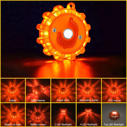 Car LED Road Emergency Flares Flashing Warning Light Safety Beacon Strobe Lamp