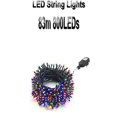 800 LEDS 80M Fairy Christmas String Lights Party Outdoor Light Wedding Xmas 36V