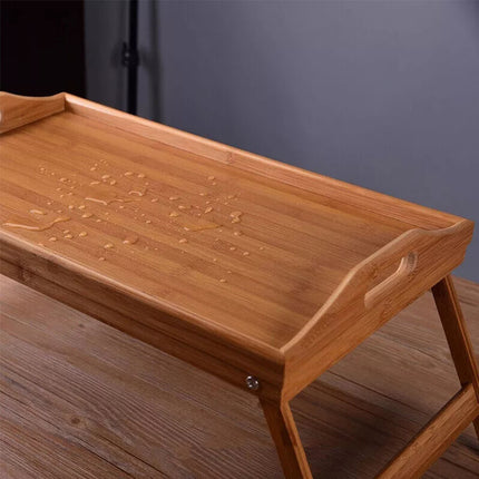 Wooden Bamboo Folding Tray Bamboo Fpld Up Lap Tray Tea Coffee Table Breakfast