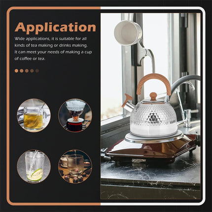 Tea Kettle Whistling 2L Tea Pot for Stove Stove Top Whistling Tea Kettle helpful