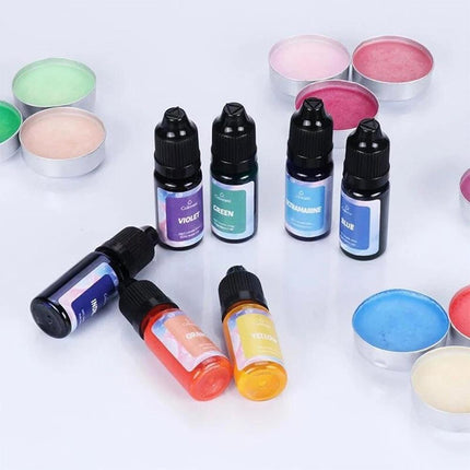 24Colors Candle Pigment Colorant Coloring Agent For DIY Candle Soap Bath Bomb