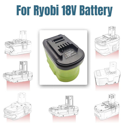 Battery Converter Adapter for Ryobi 18V battery to for Ozito 18V Cordless Tools