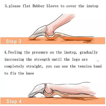 Ballet Foot Stretcher Stretch Elastic Band Dance Gymnastics Arch Enhancer Wooden