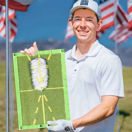 Golf Training Mat for Swing Detection Batting Golf Aid Game Practice Training
