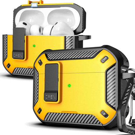 Apple Airpods Pro 3 (2025) Case Cover Heavey Duty Shockproof Protector Yellow