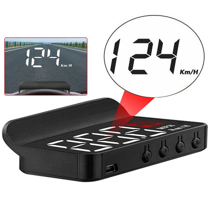 Speedometer Universal Car HUD Digital Head Up Display Speed Control Warning