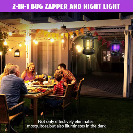 Mosquito Catcher Lamp Insect Killer Electric LED Light Fly Bug Zapper Trap USB