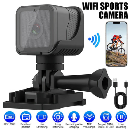 120° Action Camera WiFi Motor Bike Motor Cycle Helmet HD 1080P DVR Sport Camera