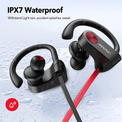 Bluetooth 5.3 Earphones Wireless Ear Hook Sweatproof Sports Earbuds