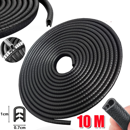 10M Rubber Car Door Edge Guard Protector Strip Guard Moulding Trim DIY Thicker