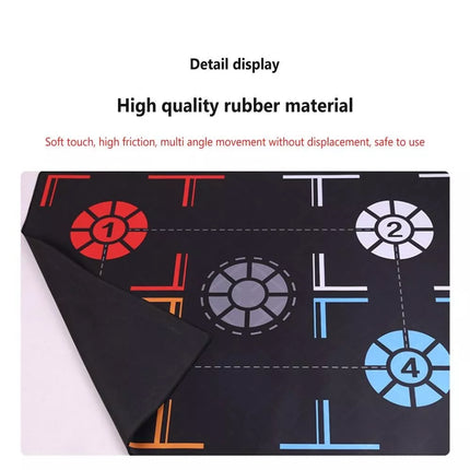 Basketball Training Floor Mat Crossover Dribble Non-Slip Noise Reduction 1.2x0.9