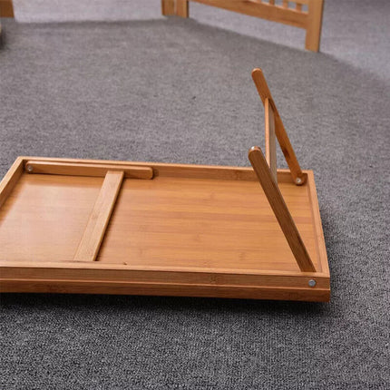 Wooden Bamboo Folding Tray Bamboo Fpld Up Lap Tray Tea Coffee Table Breakfast
