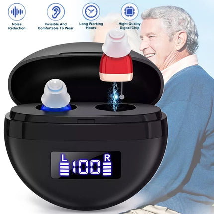 Rechargeable Hearing Aids Digital Severe Hearing Loss Wireless Sound Amplifiers