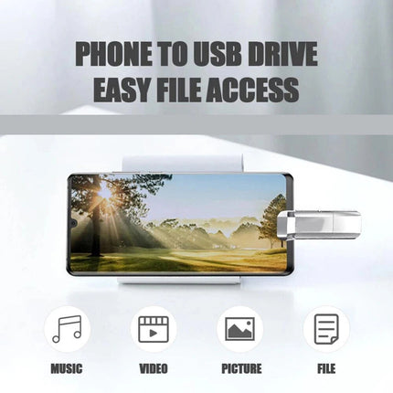 USB3.0 Memory Thumb Stick 2TB Flash Drive Type-C  For Android Samsung Laptop