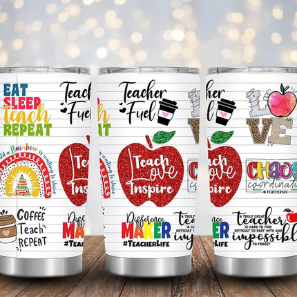 Teacher Christmas Gifts Stainless Steel Travel Mug Tumbler Appreciation
