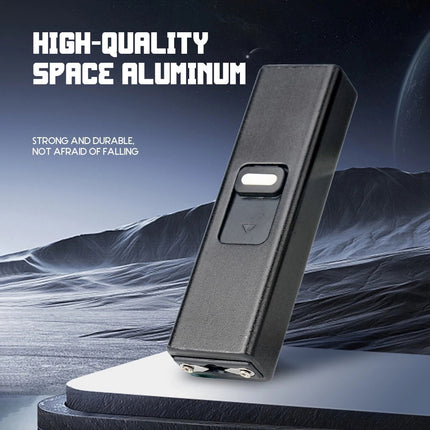 Mini Arc Lighter Portable Electric Flashlight Tool Shock Device Rechargeable