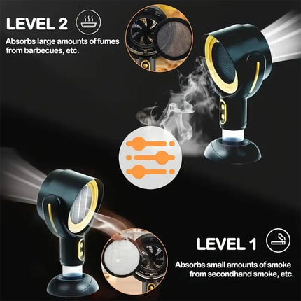 PuffHide Smoke Away Purifier Fan, 2025 New Portable Smoke Fan for Smoking Indoor