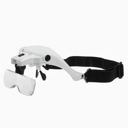 5 Lens LED Headset Glass Eyelash Extension Magnifying & Jeweler Magnifier
