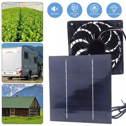 12V Solar Powered Fan Weatherproof Fan,Solar Panel Fan,Ventilator Exhaust Fan