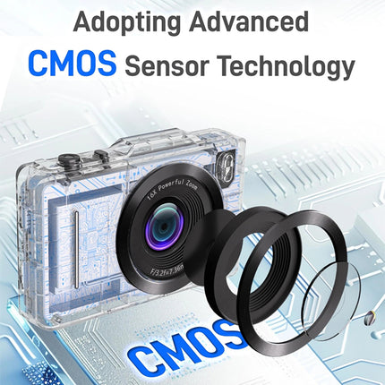 Mini Digital Camera 32GB 4K 48MP Compact Digital Camera 16X Digital Zoom