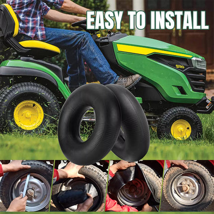 2PCS Ride on Lawn Mower 15x6.00-6 Inner Tube 15x6-6 inch Tyre Tractor TR13 Valve