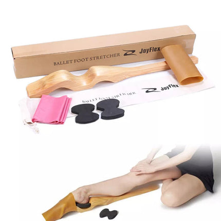 Ballet Foot Stretcher Stretch Elastic Band Dance Gymnastics Arch Enhancer Wooden