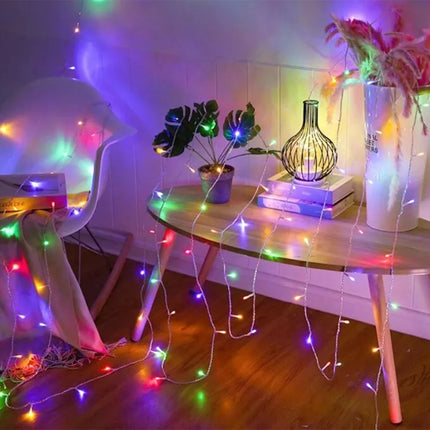 100 LED 10.9M Multi Colour Battery Operated Christmas String Lights