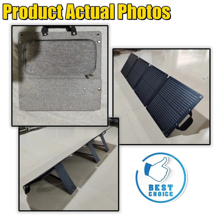 400W Folding Solar Panel Blanket Mat Flexible Mono Power Camping RV USB 12V