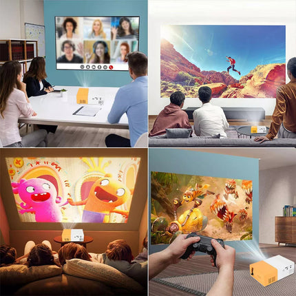 Mini Projector HDMI USB LED HD 1080P Home Cinema Portable Pocket Projector Home