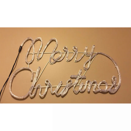 Christmas LED Lights MERRY CHRISTMAS SIGN 100cm * 50cm Decoration Motif Light