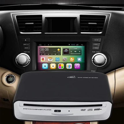 Portable Black External USB 2.0 Interface Car Radio CD/DVD Dish Box Player Cable