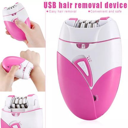 Epilator Women Instant Pain Free Electric Hair Removal Remover Body Face Shaver