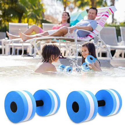 2Pcs Floating Dumbbells Water Dumbbells Aquatic Aerobics Exercise Pool Fitness
