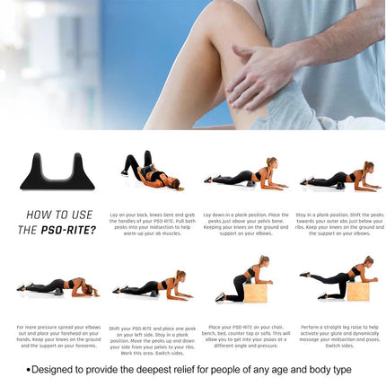 Psoas Muscle Release Tool and Deep Tissue Mass Body Massager Release Tool Gym
