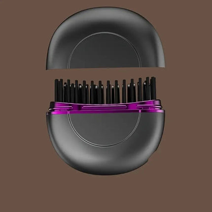 Portable Hair Straightener Brush Hair Hot Comb Cordless Hair Beard Straightener