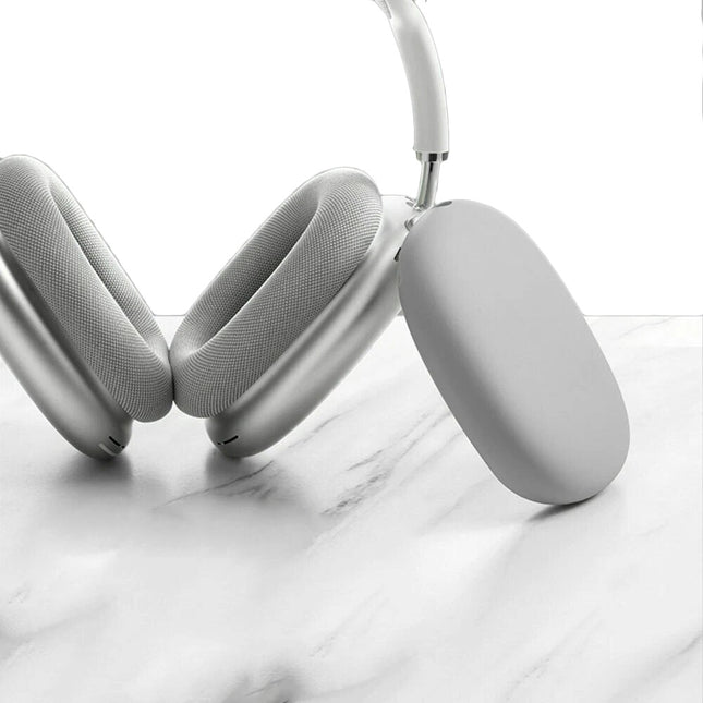 For Apple Airpods Max Headphone Case Cover Shockproof Silicone Full Protector Silver
