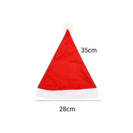 20X Adult Santa Hat Christmas Cap Costume Xmas Party Wear Costume Claus Gift