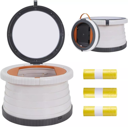 Potty Training Toilet Seat for Toddlers Baby Friendly Portable Travel Foldable