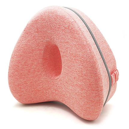 Memory Foam Leg Pillow Cushion Knee Support Pain Relief Washable Cover Bed Sofa Red