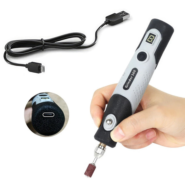 Cordless Rotary Tool 5-Variable Speed Engraver Grinder with 113 Accessories Box