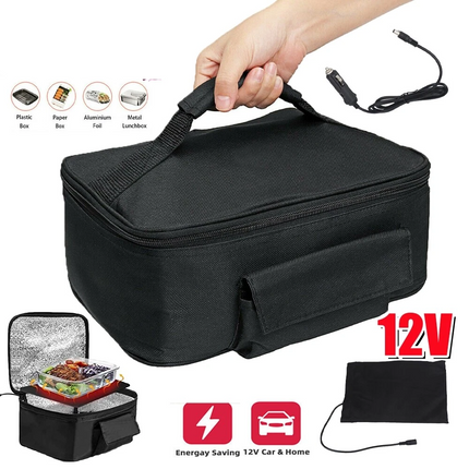 12V Portable Mini Microwave Heated Electric Lunch Box Food Warmer for Car