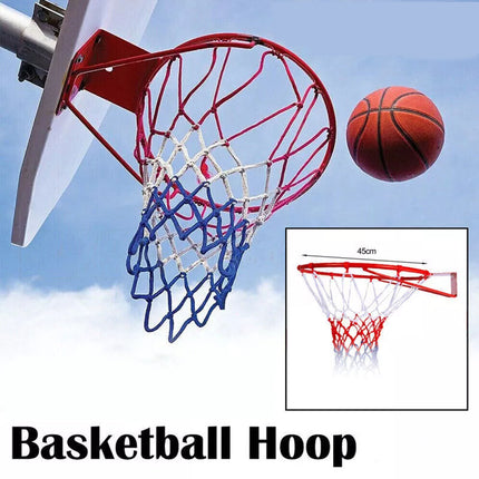 Basketball Ring Hoop Net Wall Mounted Outdoor Hanging Basket Professional 45CM