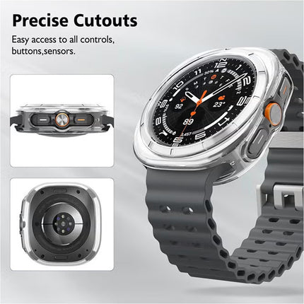 For Samsung Galaxy Watch Ultra 47mm Case Screen Protector Face Cover Smart Clear