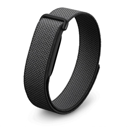 For Google Fitbit Air Performance Loop Band Recycled Polyester Adjustable Strap Black