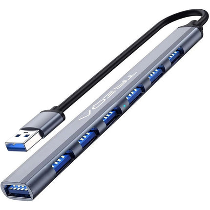 7 Ports USB Hub 3.0 Splitter Extender Extension Laptop PC MacBook iMac Surface