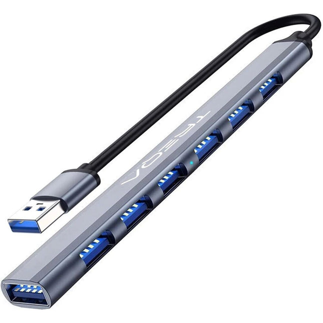 7 Ports USB Hub 3.0 Splitter Extender Extension Laptop PC MacBook iMac Surface