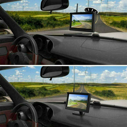 5" Reverse Camera Wireless Reversing Cam Car Truck Caravan 12V Rear Monitor View