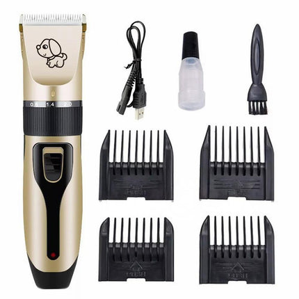 Cat Dog Pet Electric Clippers Hair Clipper Grooming Trimmer Shaver Cordless Kit