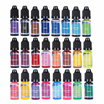 24Colors Candle Pigment Colorant Coloring Agent For DIY Candle Soap Bath Bomb
